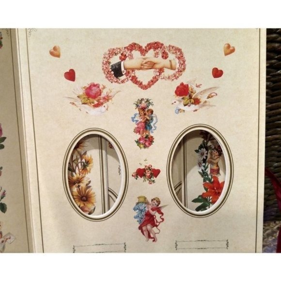 Vintage Victorian Photo Album w/ Ribbon Tie, Hardcover, EUC - Picture 6 of 10